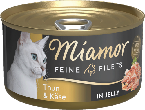 Miamor Feine Filets in Jelly Thun & Käse 100g