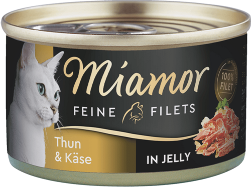Miamor Feine Filets in Jelly Thun & Käse 100g