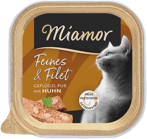 Miamor Feines & Filet Geflügel Pur & Huhn 100g