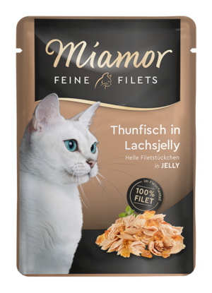 Miamor Feine Filets in Jelly Thunfisch in Lachsjelly  100g