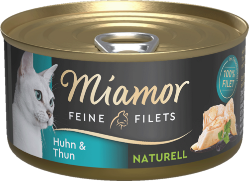 Miamor Feine Filets naturell Huhn & Thun 80g