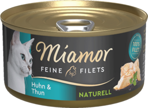Miamor Feine Filets naturell Huhn & Thun 80g