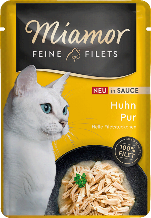 Miamor Feine Filets in Sauce Huhn Pur 100g