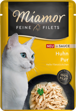 Feine Filets in Sauce - Huhn Pur - Frischebeutel - 100g