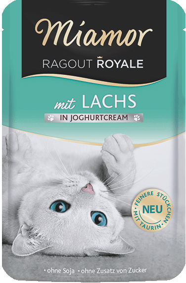 Miamor Ragout Royale in Cream Lachs in Joghurtcream 100g