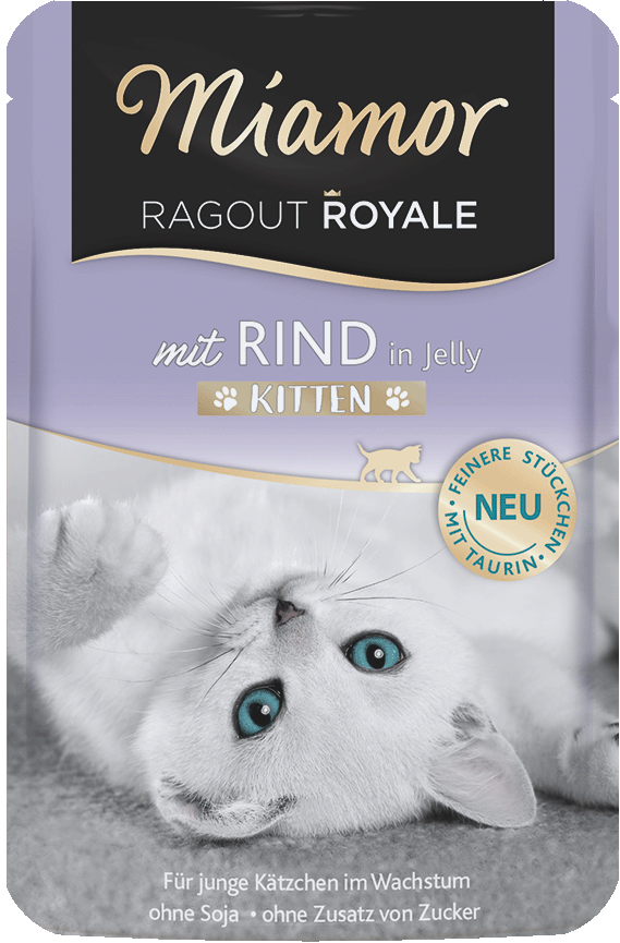 Miamor Ragout Royale in Jelly Kitten - mit Rind 100g