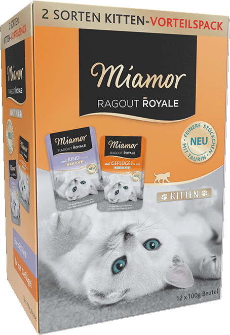 MIAMOR Ragout Royale in Jelly Salmon Lachsgelee-Beutel für Katzen 100 g :: Katze :: Katzenfutter