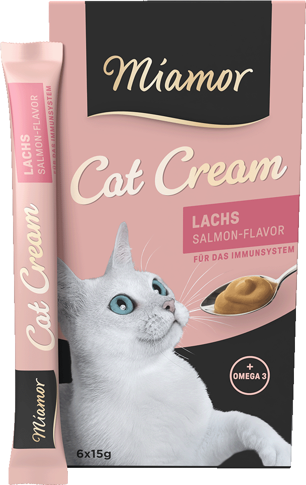 Cat Snack (Cream) Lachs-Cream Schachtel 6x15g