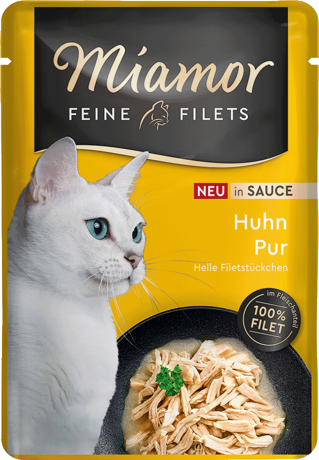Feine Filets in Sauce Huhn Pur Frischebeutel 100g