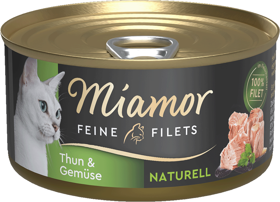 Miamor Feine Filets naturell Thun & Gemüse 80g