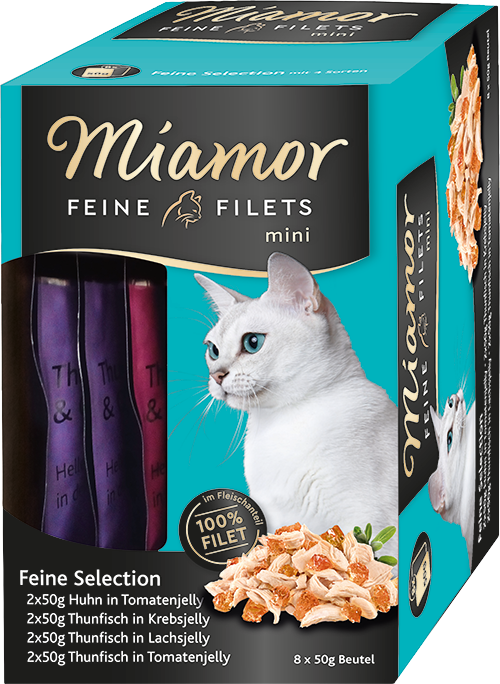 Miamor Feine Filets Mini Feine Selection - Mini Frischebeutel 8x50g