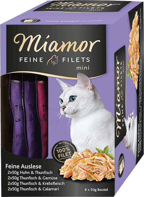 Miamor Feine Filets Mini Feine Auslese - Mini Frischebeutel 8x50g