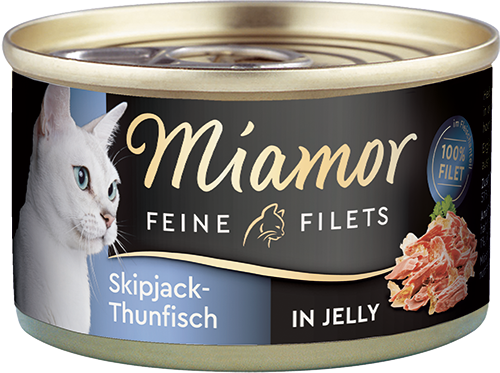 Miamor Feine Filets in Jelly Skipjack-Thunfisch 100g